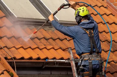 Démoussage et hydrofuge de toiture à Morlaàs